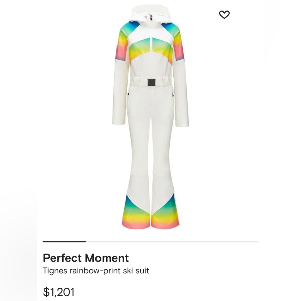 Perfect Moment Ski Jumpsuit White